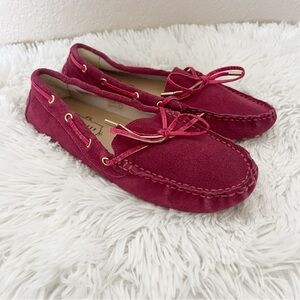 TED BAKER Penelopy 2 Loafer Slip On Dark Pink Shoes Size 6